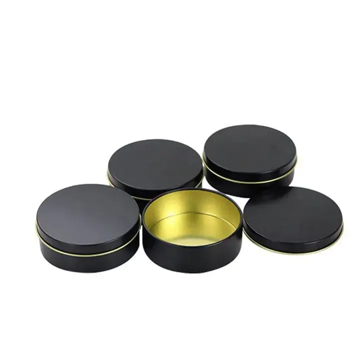 Underwear clothes garment hinged round tin box packaging with clear window lid chocolate cigarette tin box made in Guangdong
