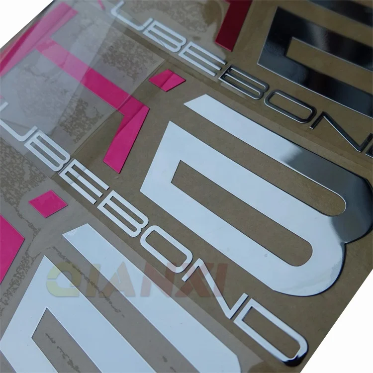 Custom Electroformed Metal Transfer Nickel Sticker Logos