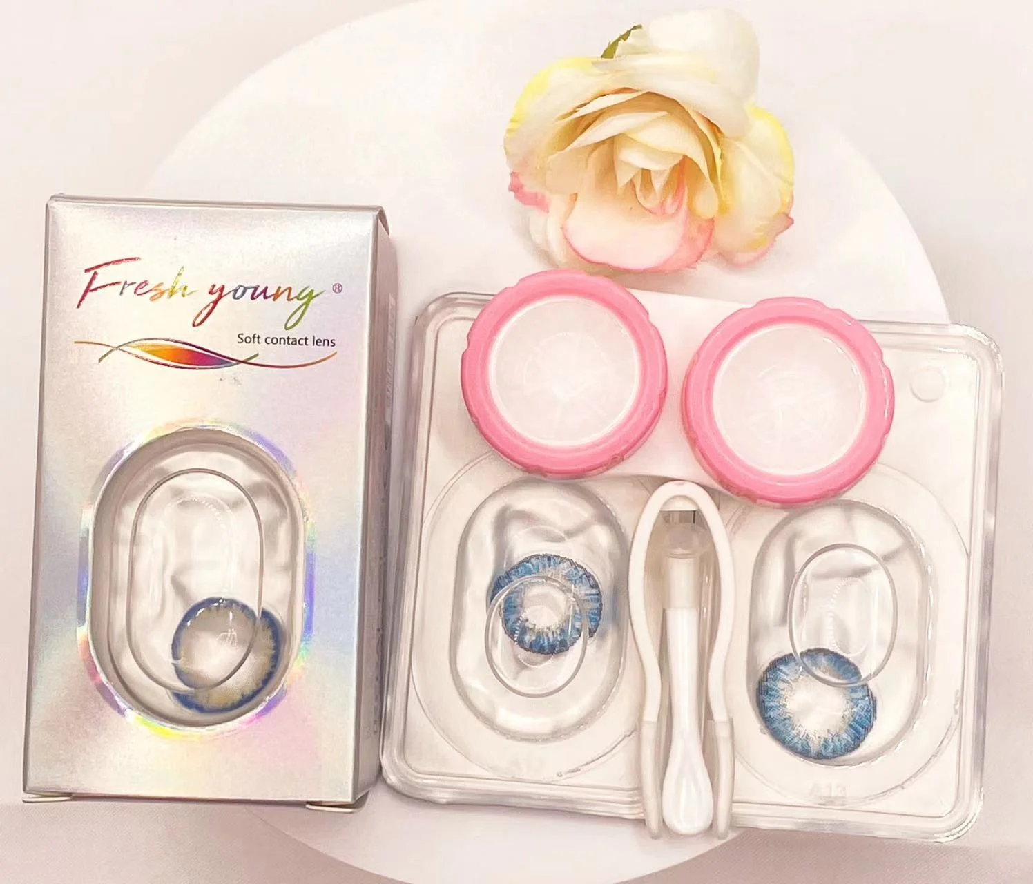 European Women Beauty Eye Colored Contact Lenses Fashion Brown Wholesale Color Daily Contact