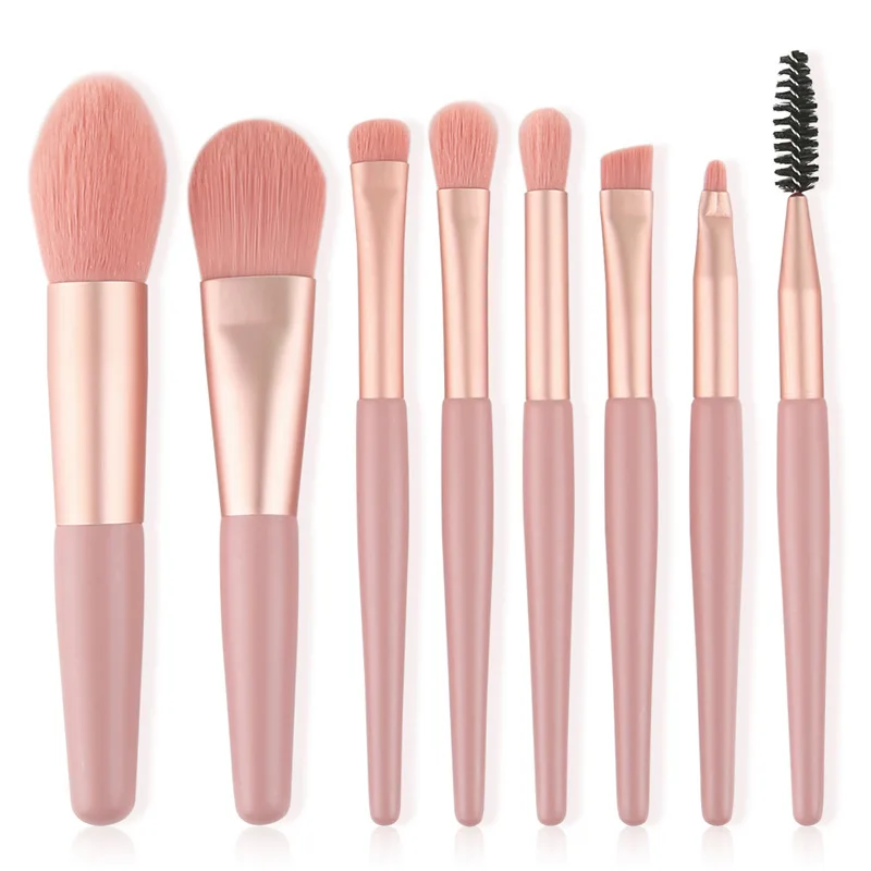 
Best Quality Arabic Eye Shadow 8pcs Lovely Pink Green Beauty Tool Cosmetic Brush Sets 