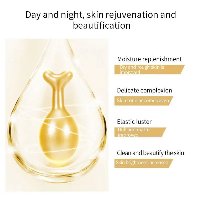 oem IMAGES moisturizing new Salmon Roe Extract Shrink pores hyaluronic acid serum capsule for face