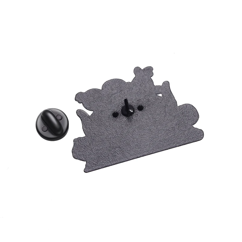 Anime Boy Buffalo Enamel Pins Custom TV Series Brooches Lapel Badges Cartoon Funny Jewelry Gift for Fans Friends