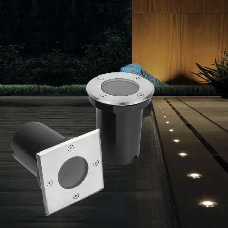 12V 85-265V Buried Light GU10 MR16 GU5.3 Outdoor Recessed Spot Ground Lamp Underground Floor Lamps