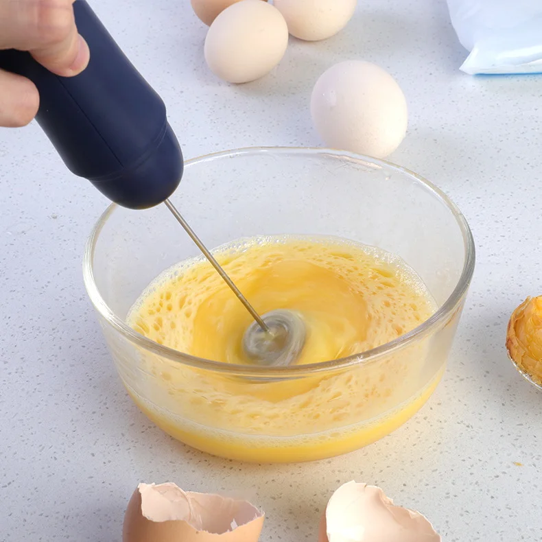 Mini Foamer Portable Hand Held USB Rechargeable Milk Frother Egg Beater Foam Coffee Maker For Lattes Cappuccino Frappe Matcha