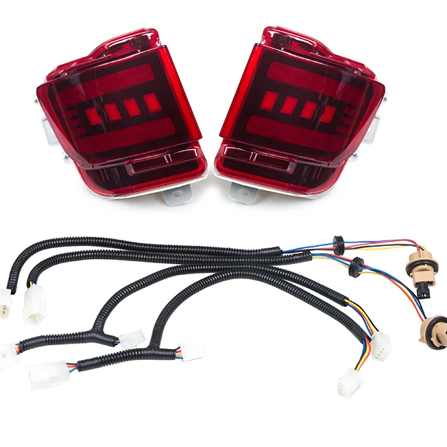 Auto Car Rear LED Fog Lighjt for Land Cruiser 2018 2019 2020 LC200