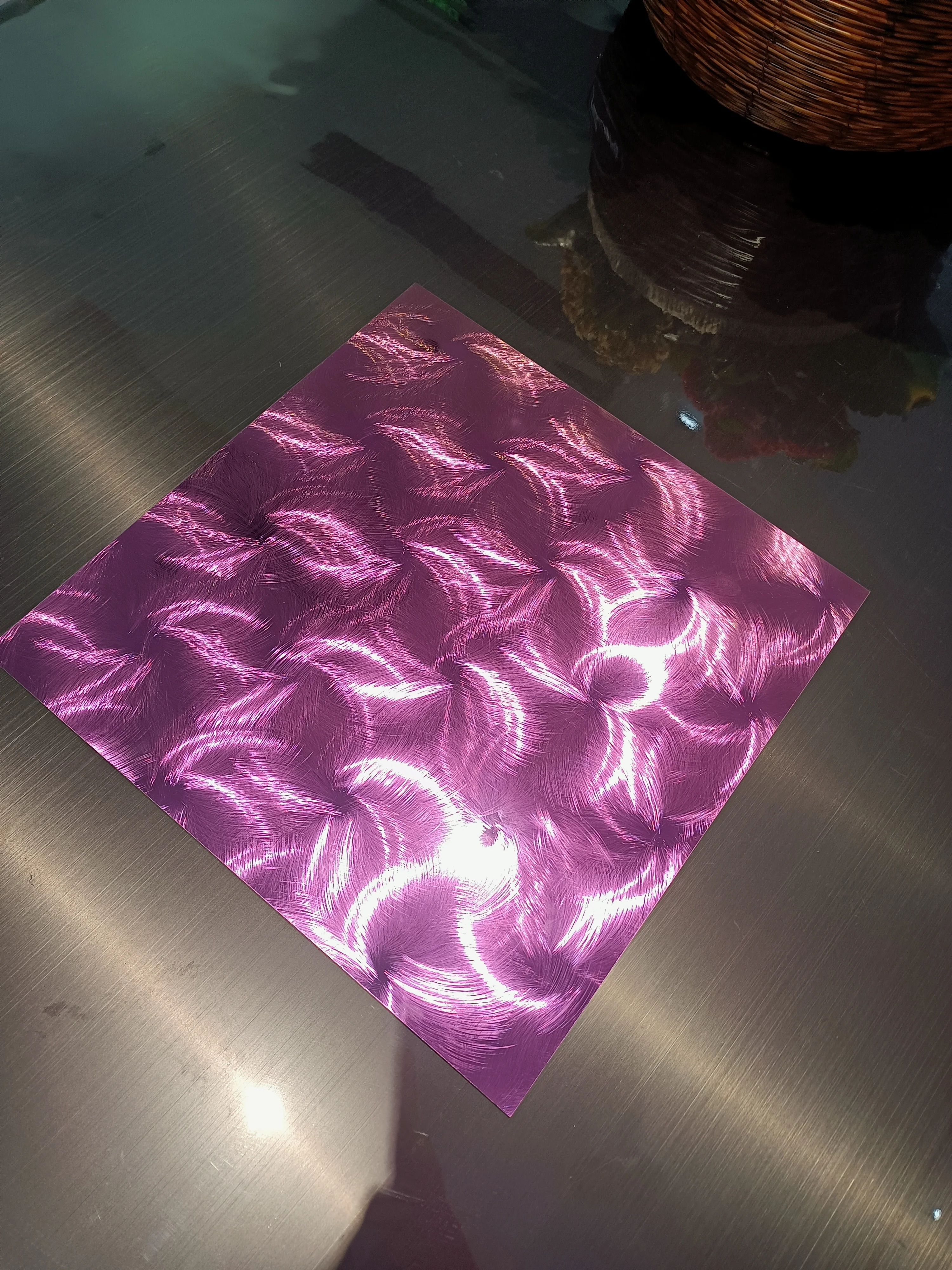 Gold Color Stainless Steel Sheet Decorative Wall Metal Panel 304 201 316