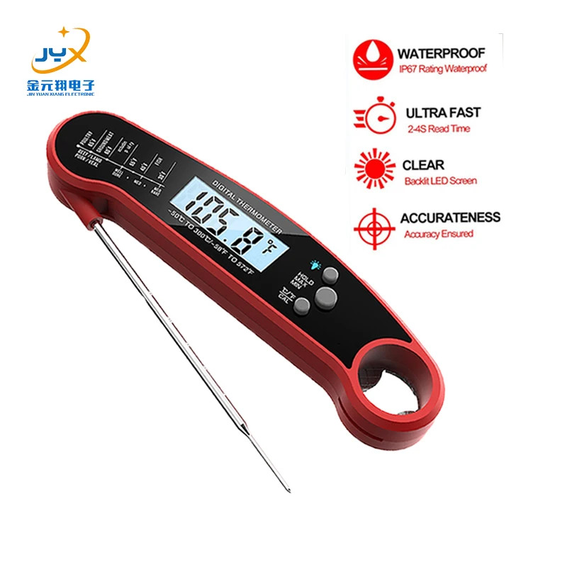 Super Fast response Digital LCD Thermometer Instant Read Meat Thermometer for Kitchen Food Cooking BBQ