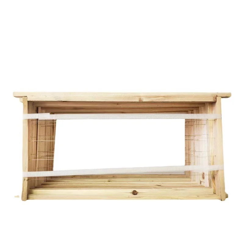 Оптовая продажа, оборудование для пчеловодства Langstroth, Новый деревянный каркас для улья со стальной проволокой, 1 год гарантии для розничной торговли, фермерских хозяйств