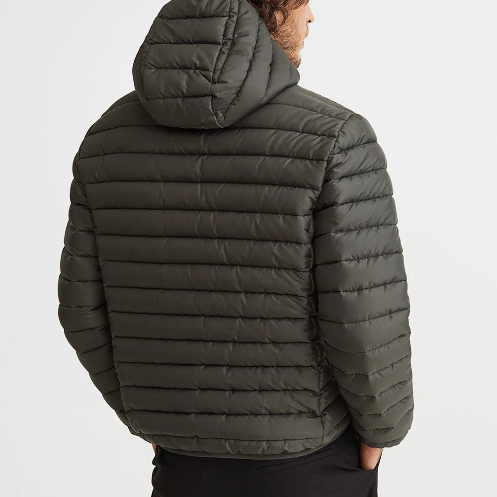 OEM Wholesale Best Quality Men Windproof Men Puffer Jacket 100% Nylon Made Winter Warm Puffer Jacket