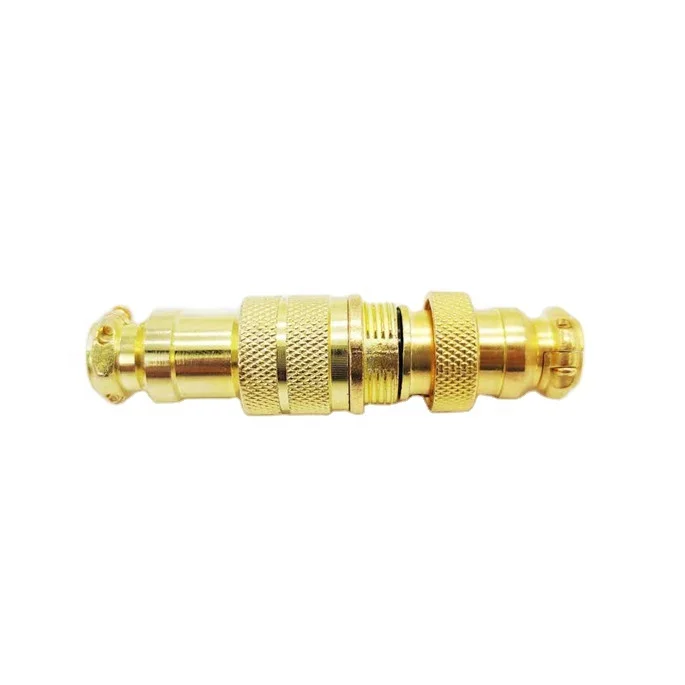 Manufacturer IP67 Waterproof GX16 Aviation Circular Cable Connector AC DC Male Female Plug Socket Gold Coated 4P 5P for Power
