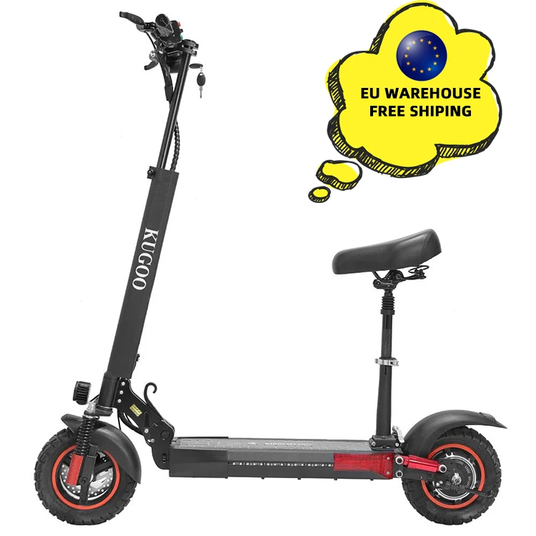 Eu Warehouse High Speed 45 Kmh 10 Inch Off Load Fat Tire Full Suspension E-Scooter 500W 48V 16Ah Foldable Electric Scooters