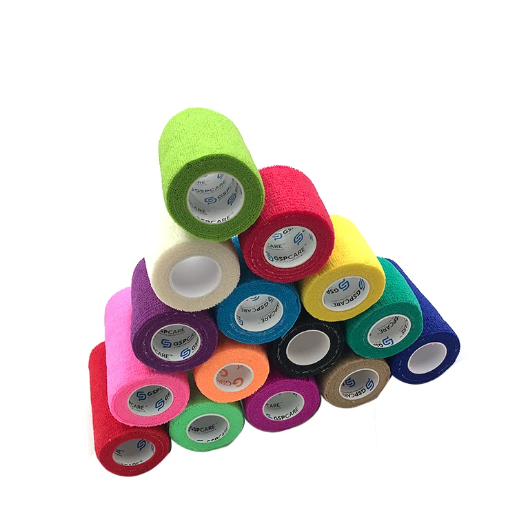 Suture Material 3 Years Latex Non Sterile Class I 25CM 45M Self Adhesive Non Woven Wrap Bandage