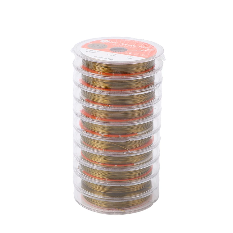 50 m nylon covered stainless steel wire jewelry wire