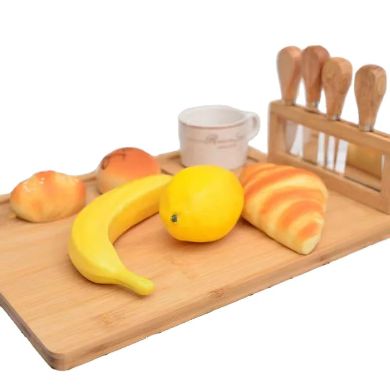 Cheap 2022 Charcuterie Set 19 Piece Novelty Shape Multi Functional Cheese And Tapas Cutting Board With Knife