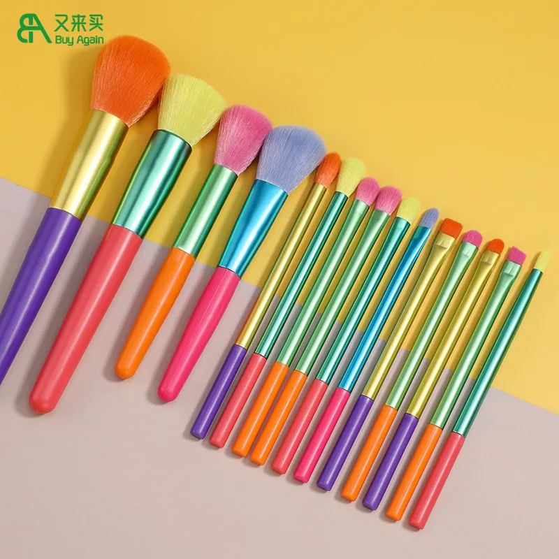 Купить снова частная марка docolor dream color набор красочных кистей для макияжа из 15 шт.