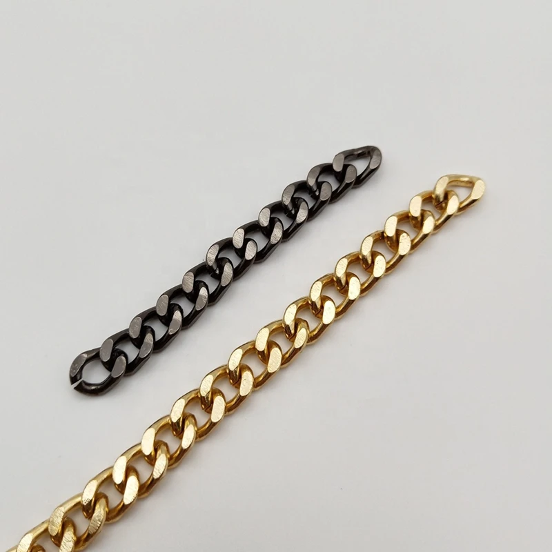High Quality Wholesale Bag accessories decorative Shoulder Strap Gold Metal Chain For Handbag