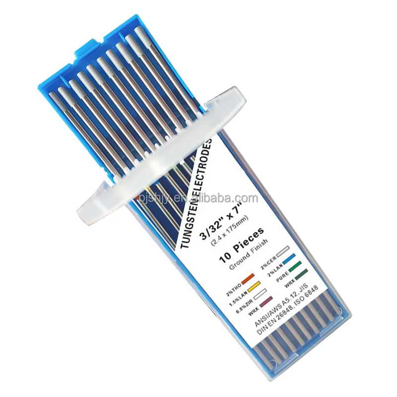barre tungsteno wc20 diametro 6.35 tungsten electrode gray tip 2.4x175 for tig welding Electrode tungsten pointe gris 2.4