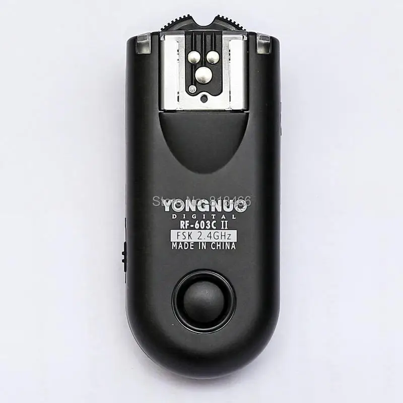 Светодиодная лампа для видеосъемки Yongnuo RF-603II N1 RF603 ii RF 603 вспышка триггера трансиверы Nikon