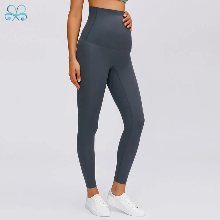 Oem Women Breathable Soft Leggings for Maternity Pregnant Leggings