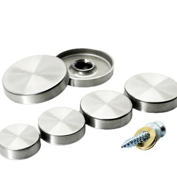 Stainless Steel Mirror Screws Brass Glass Decorative Screws For Mirror Furniture