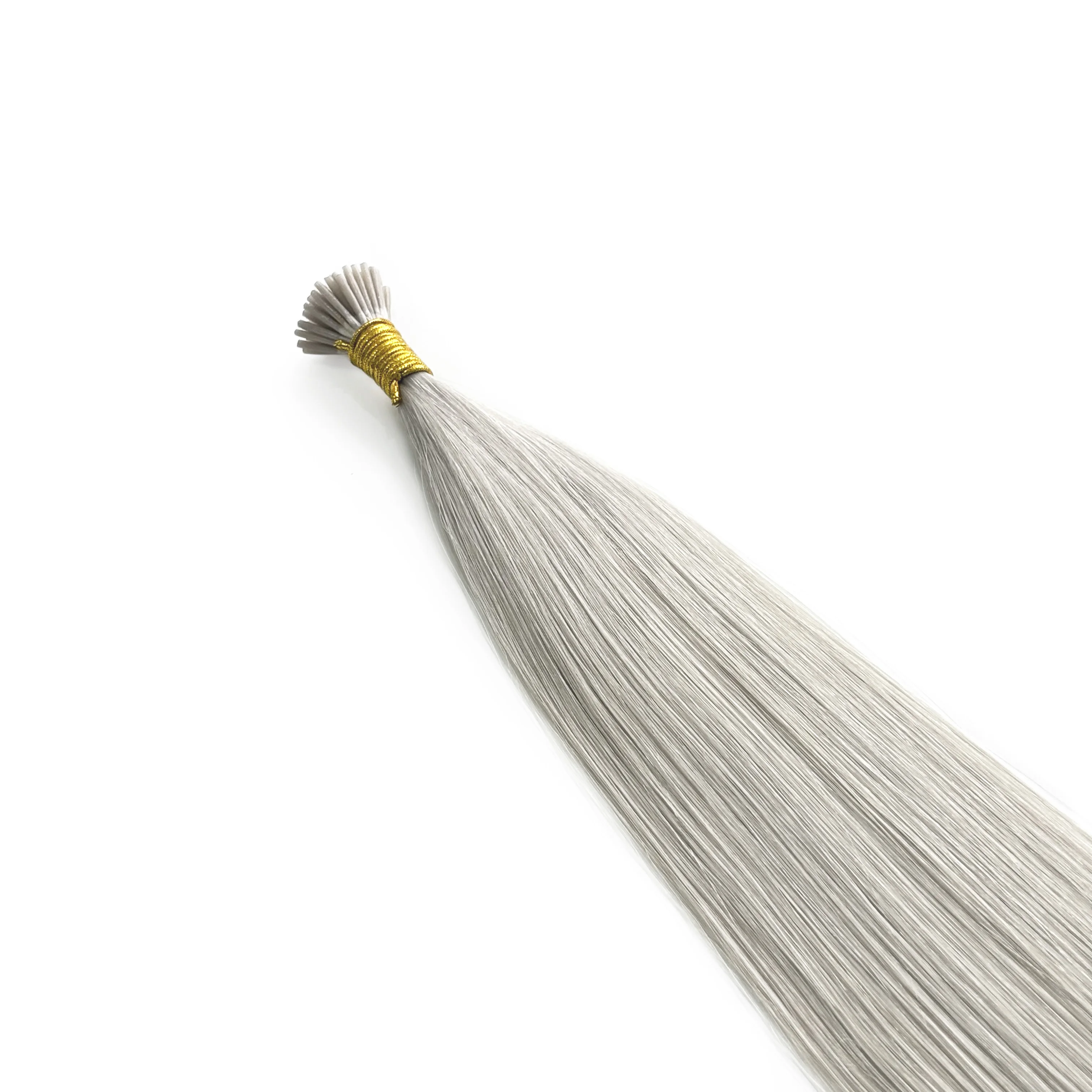 12A Grade Virgin Hair I Tip Cuticle Intact Double Drawn Human Hair Extension Remy Russian Hair The Whitest Blonde add volume