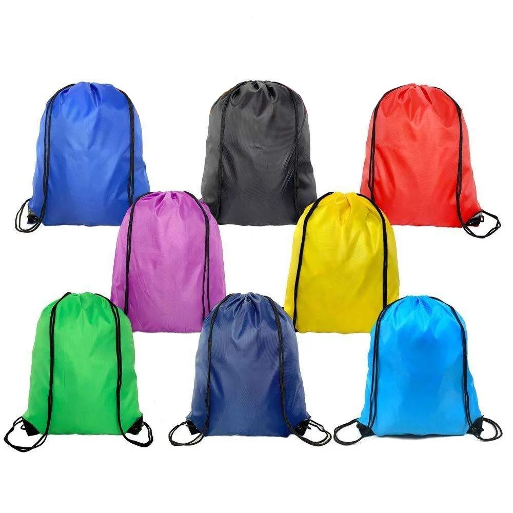 2022 SY Drawstring Backpacks Polyester Waterproof Rucksack Mochila Escolar Casual Sports Draw String Bags Novation Shopping Bag