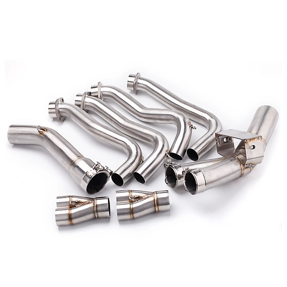 FOR YAMAHA FZS1000 FZ1 FAZER 2006-2015 Year Full Exhaust Pipe System Motorcycle Muffler Middle Front Header Tube