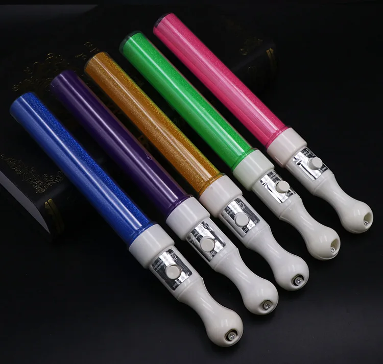 LED light stick glowing short stick flashing hand stick concert cheer aid props logo customization