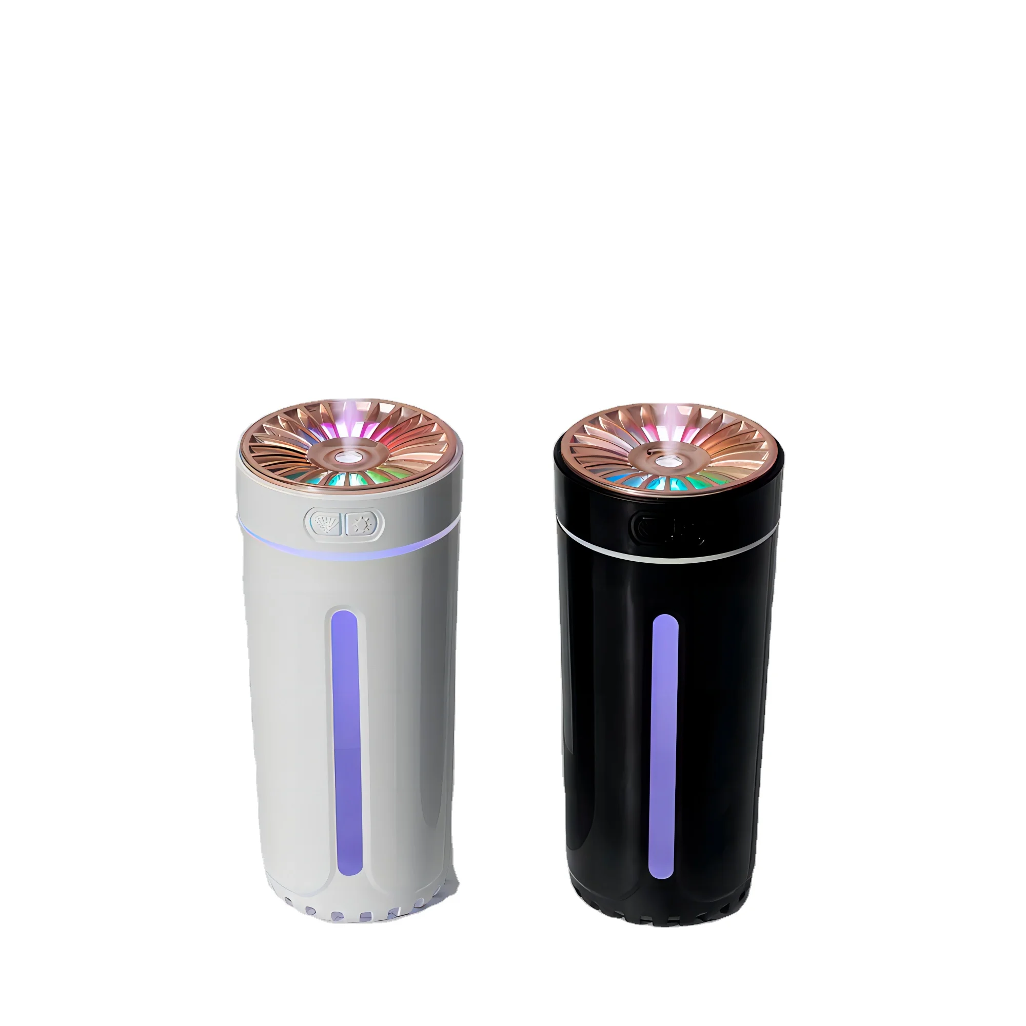 USB Recharged 800mAh Portable Air Ultrasonic  Humidifier LED Colorful Light Essential Oil Diffuser for Car Home Office