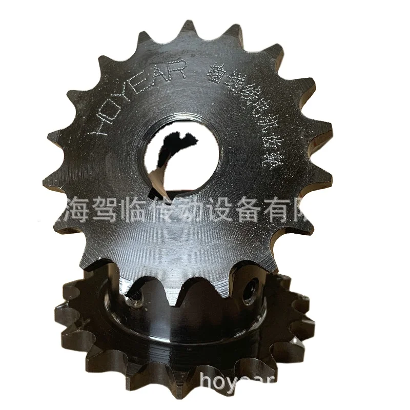 Blacken Treatment Harden Tooth C45 steel large roller chain sprocket
