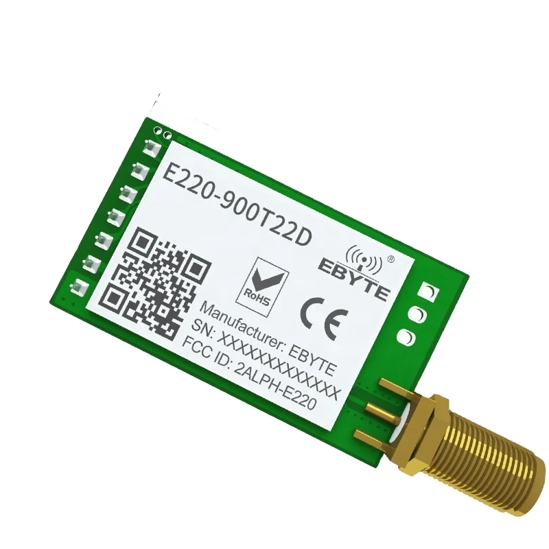 Ebyte E220-900T22D support Air wake-up 5km 22dBm UART LoRa Spread Spectrum Technology 915mhz LLCC68 chip LoRa wireless module