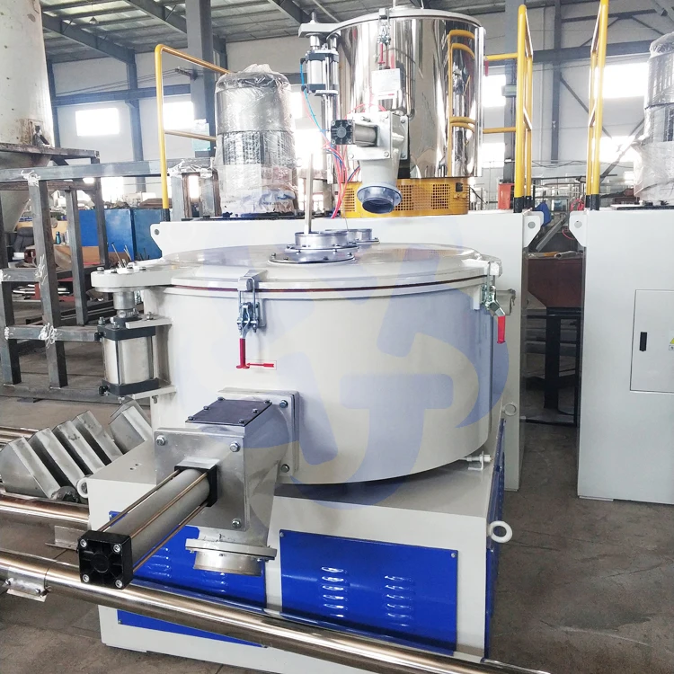 
wpc raw material mixer plastic powder granules mixing machine 