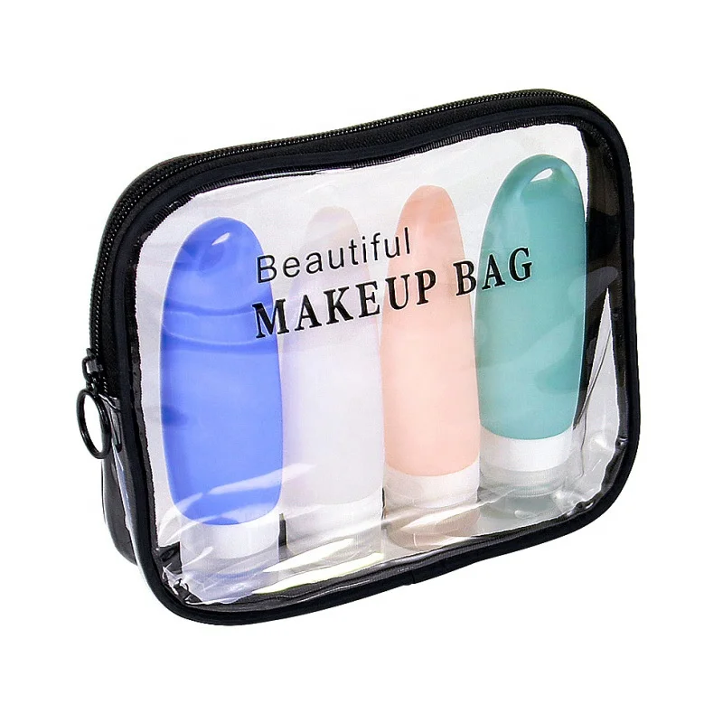 2021 Hot Selling Amazon product Hot Sale Squeezable Refillable Empty Shampoo Square Lotion Bottle Squeezy Silicone Bottles Set