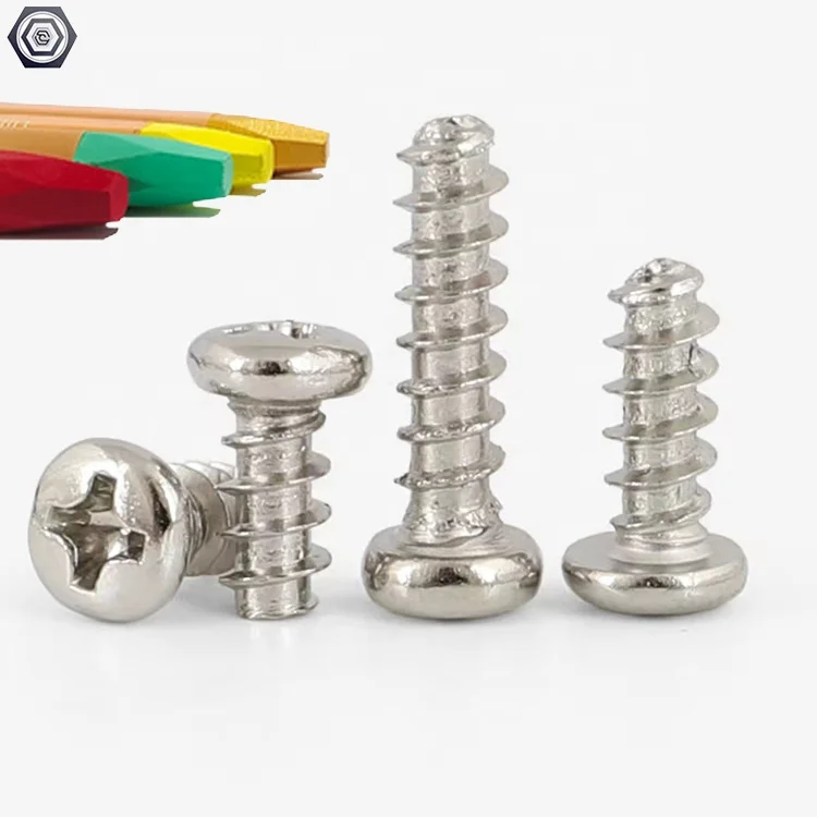 Philip countersunk Head Screws Silver Plated CKS head  self-tapping screw