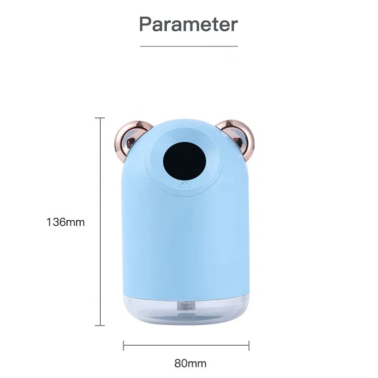 China Wholesale Air Conditioning Appliances Portable Mini Usb Humidifier Bear Ultrasonic cool mist Humidifier