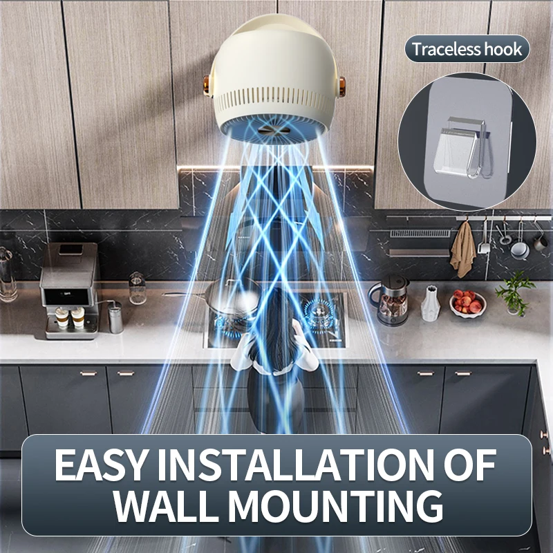 2024 New Portable Cooling Desktop Home Room Office Household USB Handheld Desktop Suspendable and Rotatable Mini Fan