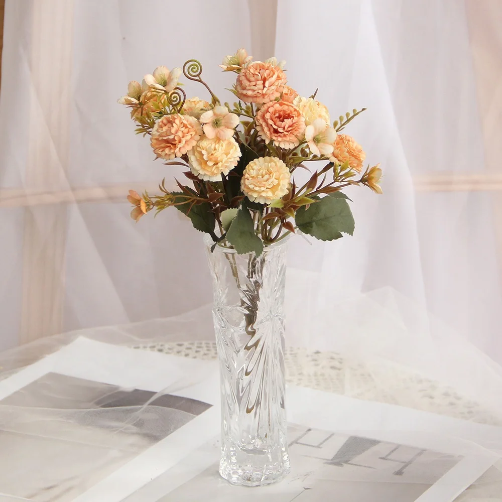 Cheap Price Carnation Flowers Artificial Decoration Flowers For Wedding Table Centerpieces Decoration Floral Arrangement