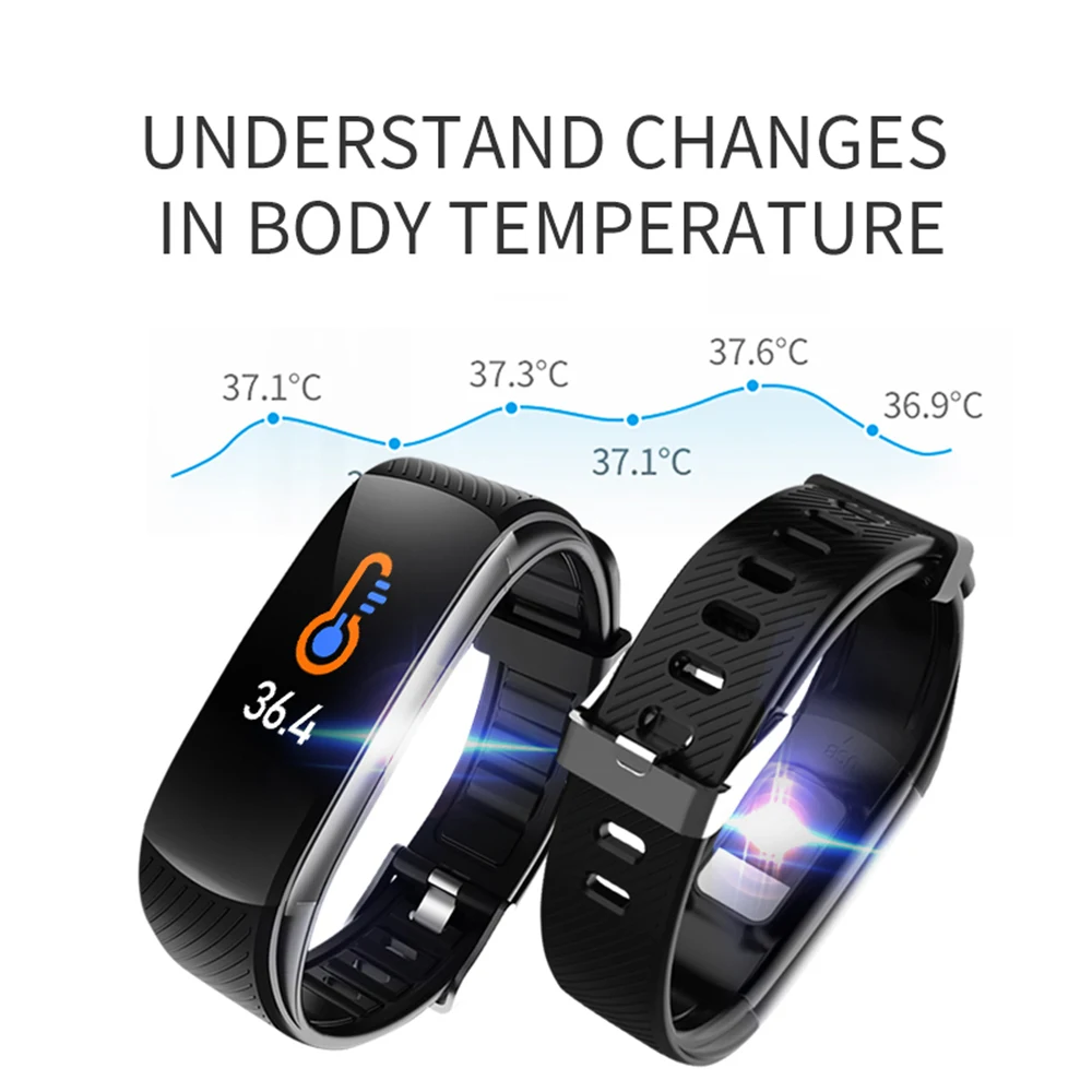 
C6T Phone Fitness T80 M5 M4 Tracker Reloj Wristband Band High-End Waterproof Watch Smart Bracelet 