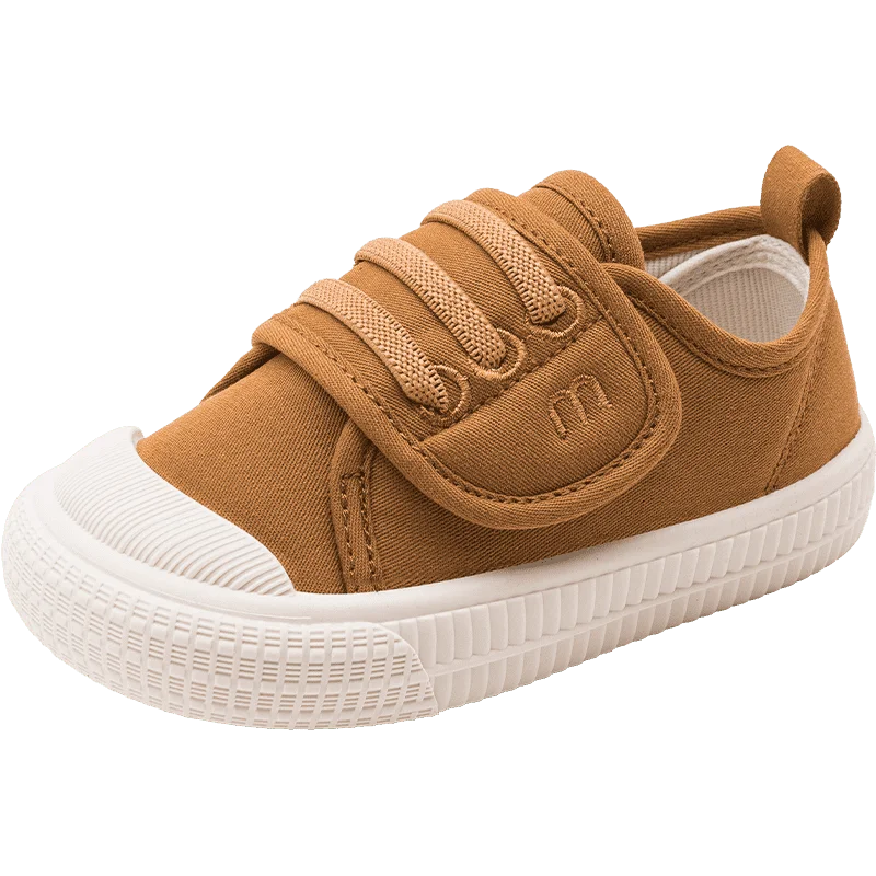 Ebmini spring new fashion breathable non-slip baby boys and girls canvas board shoes
