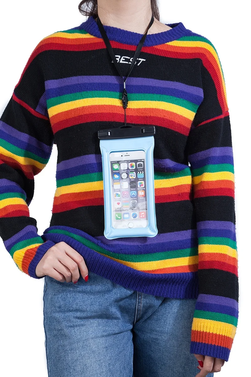 Ipx8 Waterproof Phone Case Dry Bag for Iphone with Lanyard Floating Waterproof Phone Pouch for Boating Surfing Swimming