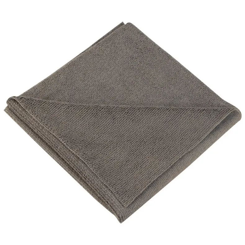Microfiber Cleaning Towel Ultrasonic Cut Edgeless