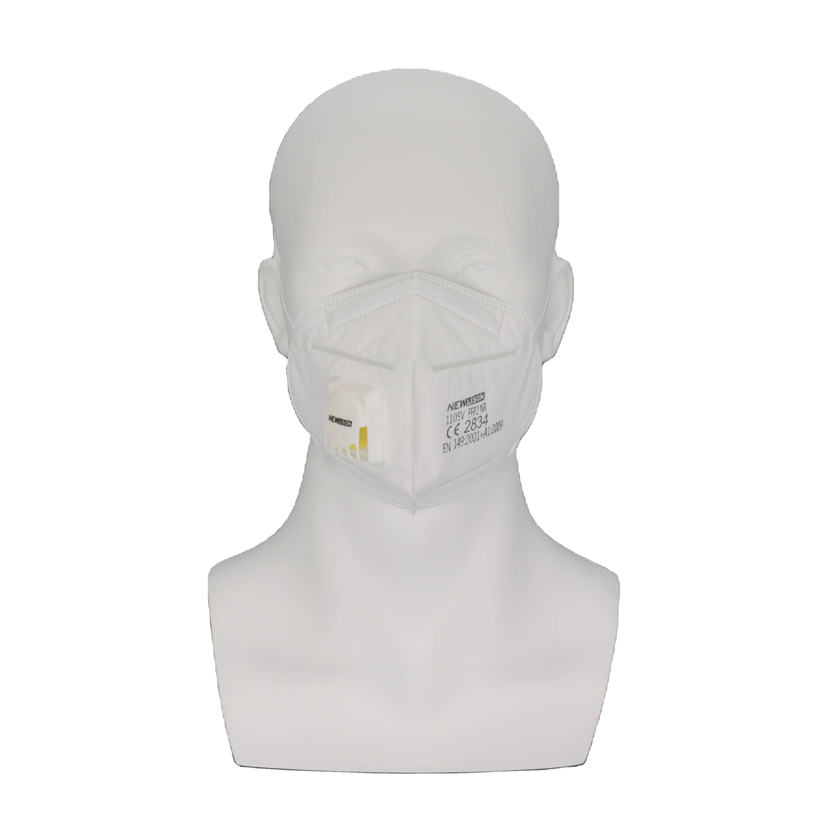 EN149 Standard Respirator China Made White Listing Factory Face CE Certificated Mask FFP2