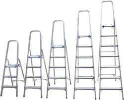High Quality 2-8 Steps Household Ladder With EN131 /TUV GS certificate aluminum folding ladder