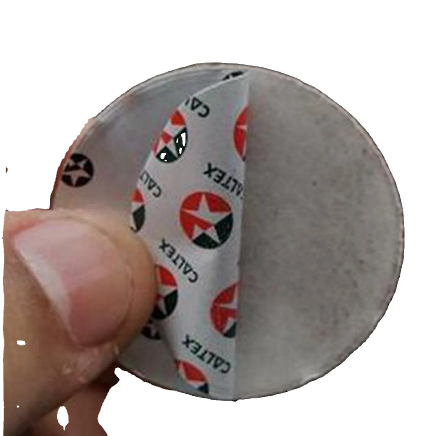 Induction bottle cap aluminum foil seal liner/wad for sealing to engine oil bottle with easy open tabs made in China