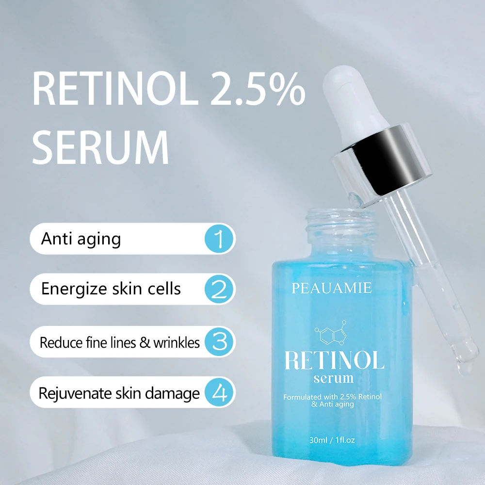 PEAUAMIE Vitamin A Regenerating Anti Aging Anti Wrinkles Moisturizer Collagen Retinol Serum