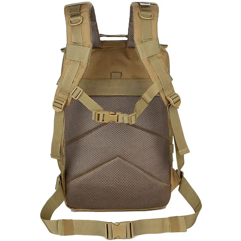 Waterproof Bug Out Bag Large Outdoor Rucksack Kinder Molle Assault Pack for 3day Hiking Trekking