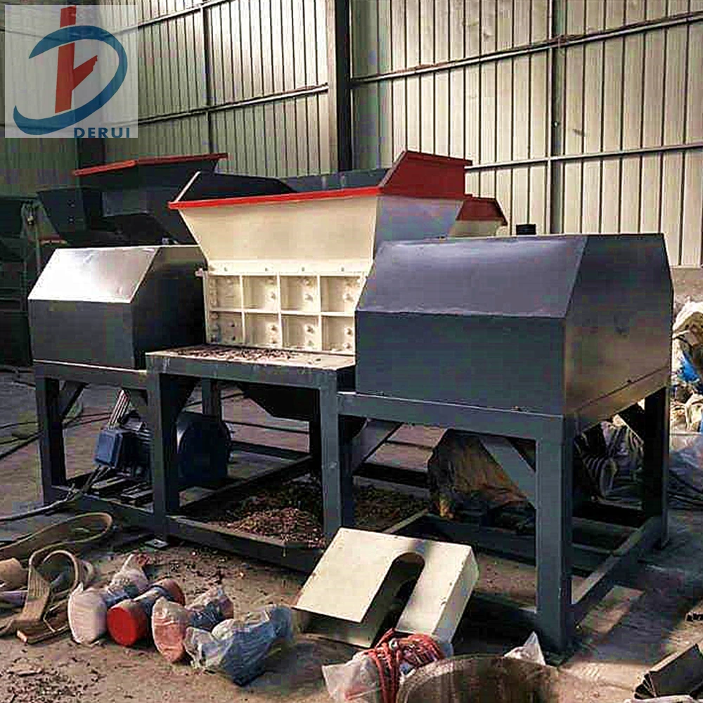 waste rubber recycling crusher rubber tire shredder scrap tire shredder machine low price