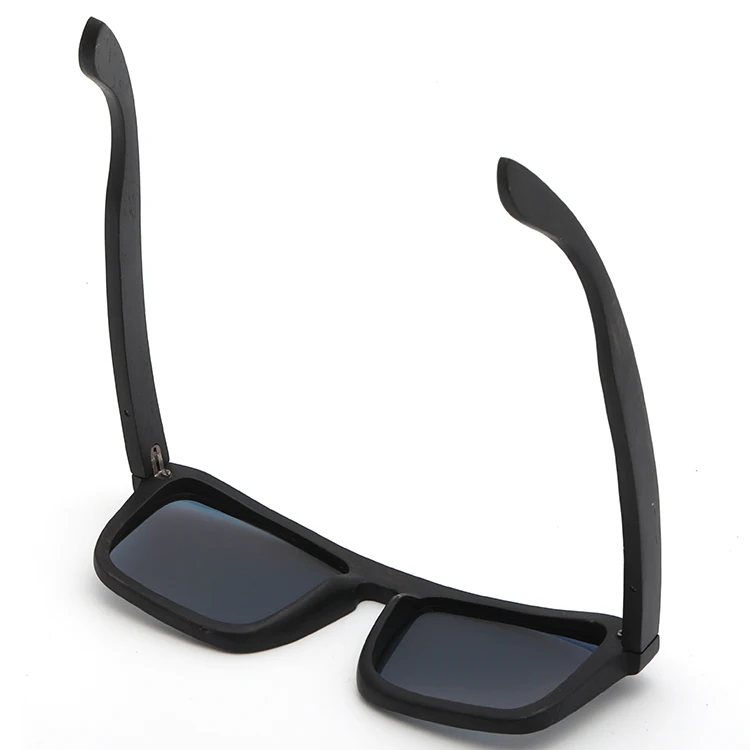 High Quality Anti-Glare Custom Logo Gafas De Madera Skateboard Wooden Mirror Wooden Sunglasses Sun Glass