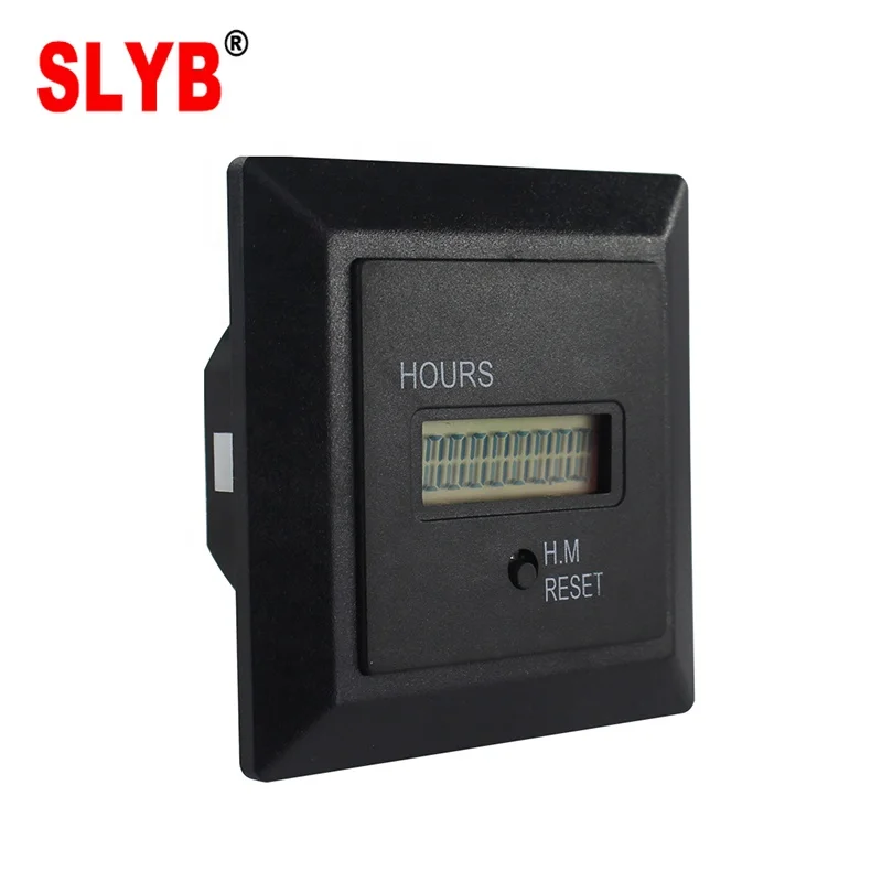 220V HM-1 Тип черный цифровой счетчик моточасов HM-1R можете