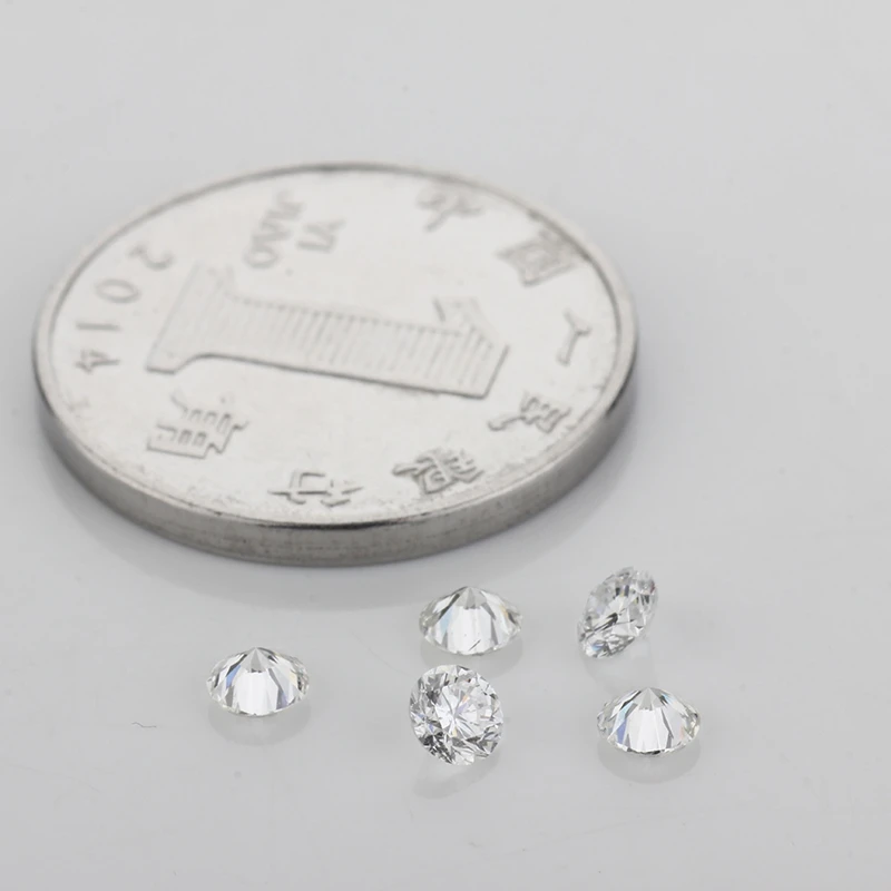 Natural F G Color VS Purity 0.008 to 0.02 Carat 1-3mm Diamond Polished Loose White Round Cut Diamond Parcel